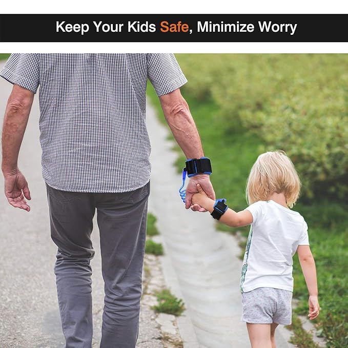 Anti Lost Wrist Link With Lock And Key For Baby Safety, Best Safety Harness/Band For Kids