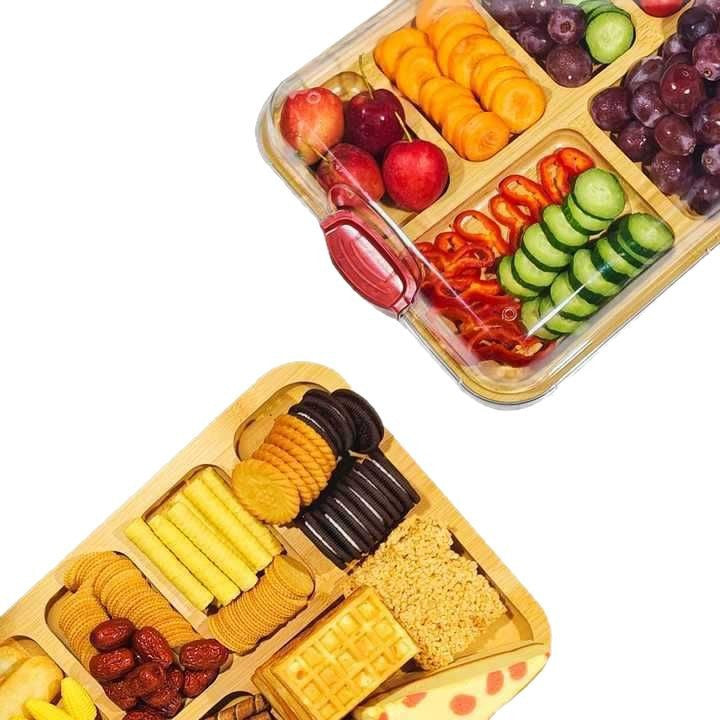 Bamboo Snack Tray Dry Fruit Plate