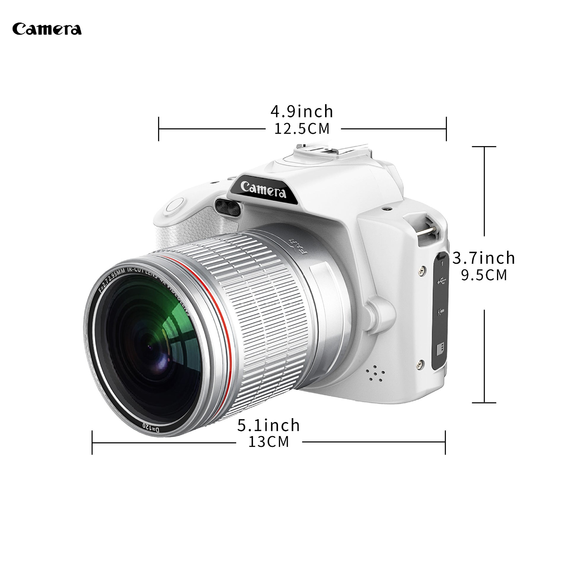 4K HD Resolution: Captures stunning 4K high-definition videos and 64MP photos