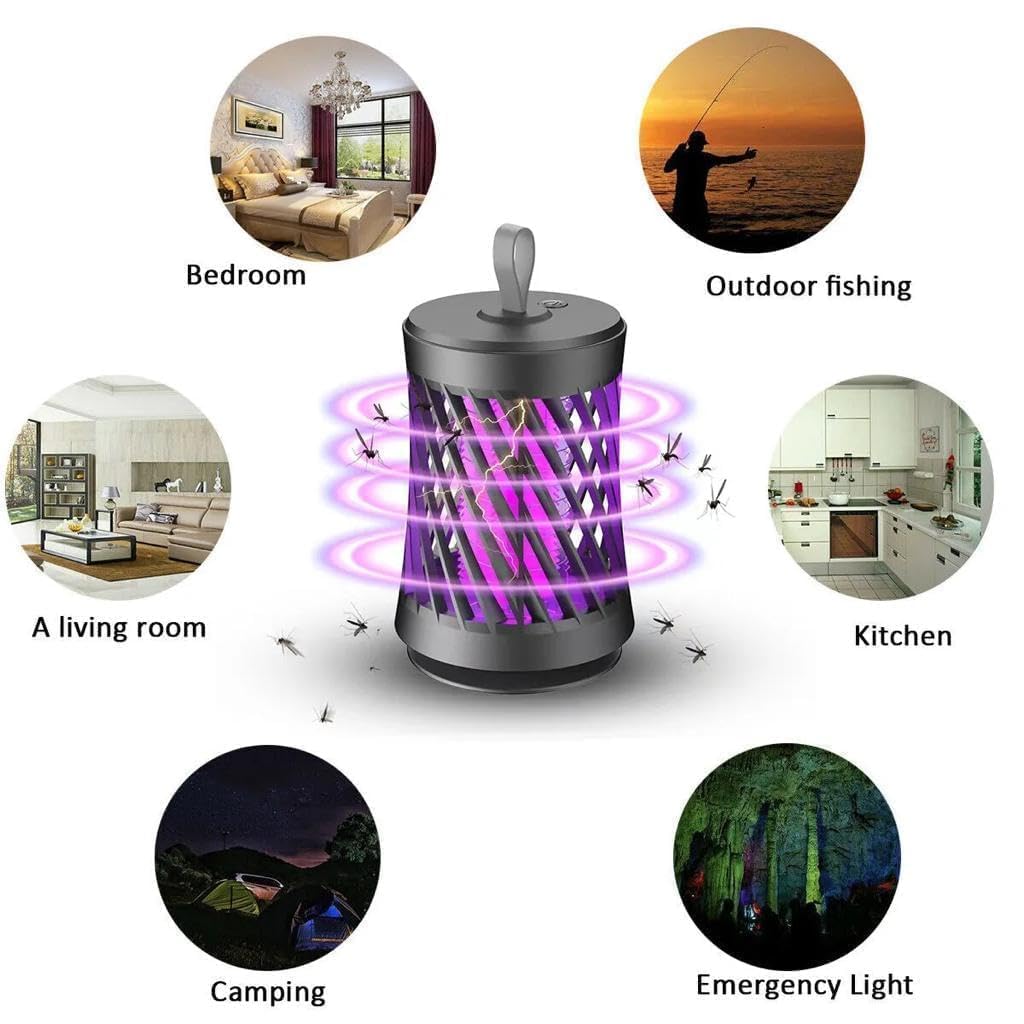 Eco Friendly Electronic LED Mosquito Killer Machine Trap Lamp, Theory Screen Protector Mosquito Killer lamp for House ome, USB Powered Electronic (Bug Zapper Electric Mosquito Lamp)