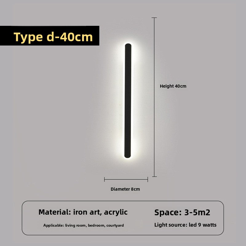 LED Wall Light, LED Technology: Features high-quality LED chips from Sanan Optoelectronics with over 100 LED beads for bright and efficient illumination.