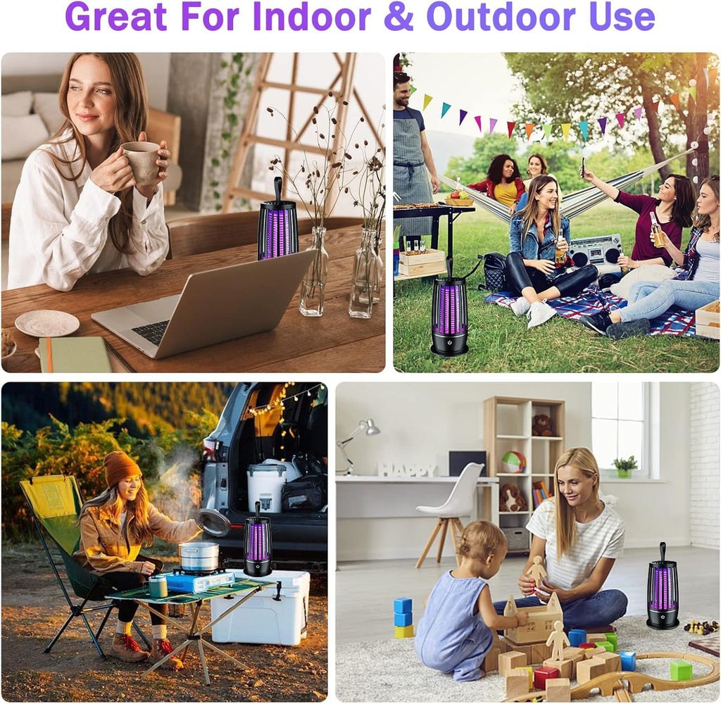 Eco Friendly Electronic LED Mosquito Killer Machine Trap Lamp, Theory Screen Protector Mosquito Killer lamp for House ome, USB Powered Electronic (Bug Zapper Electric Mosquito Lamp)