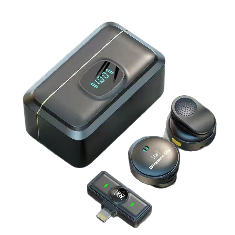 Clip-on 2-in-1 Wireless Live Streaming Microphone