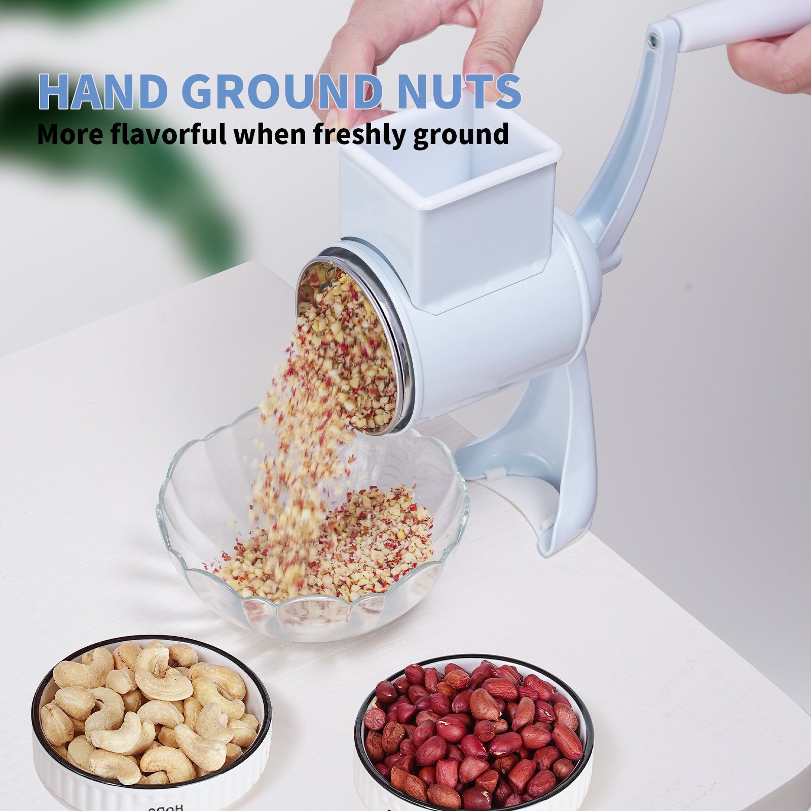 Hand-cranked Peanut Grinder Cheese Shredded Nuts Grinder