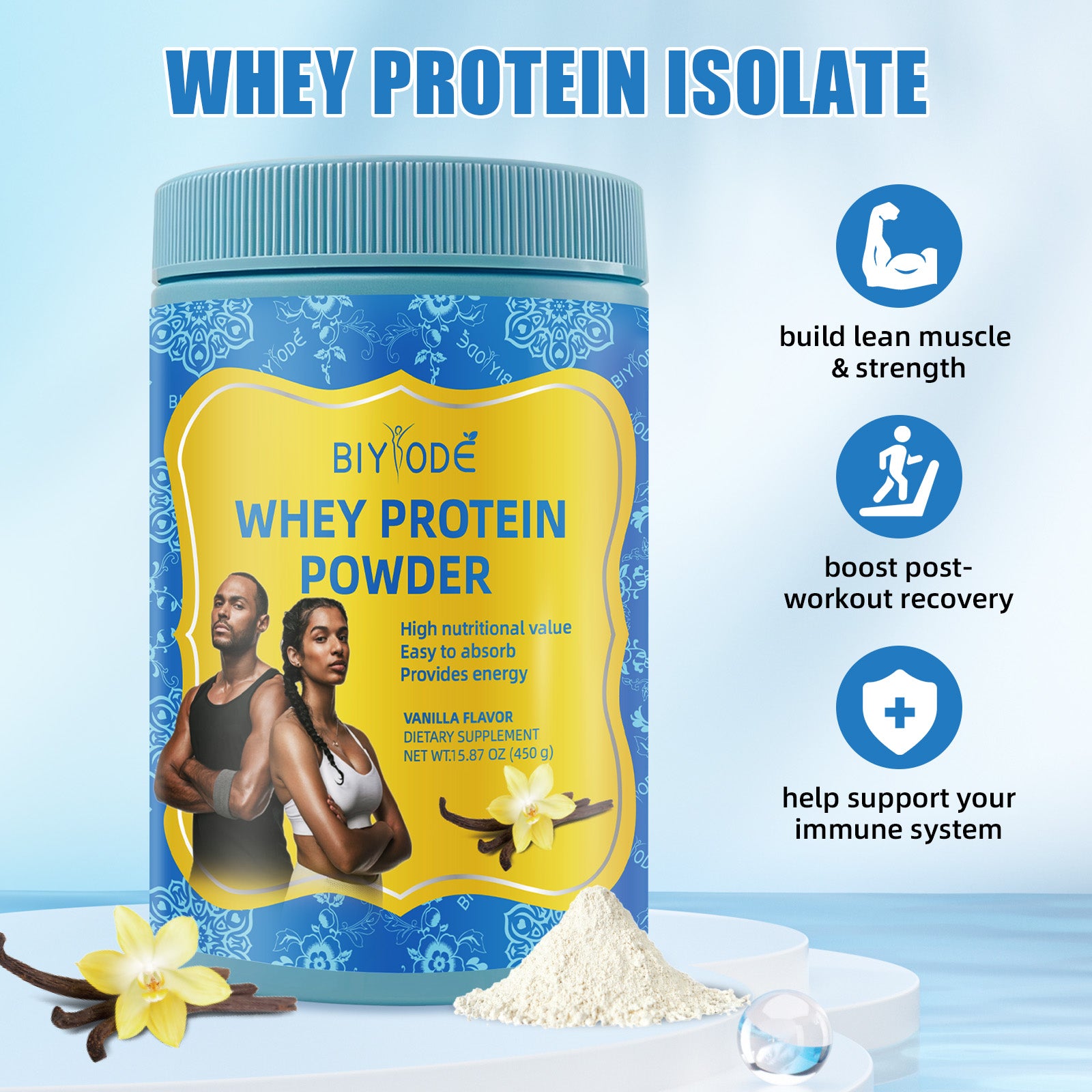 Jiabeikang Factory OEM Custom Health Supplements Protein Powder Pre Workout Whey And Whey Products Whey Protein Powder