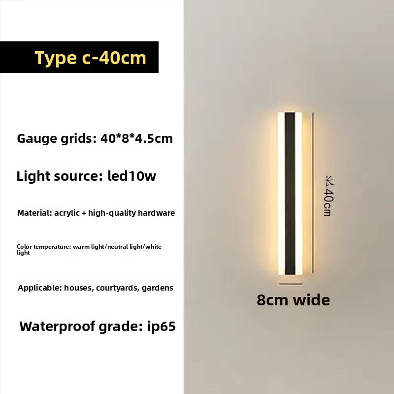 LED Wall Light, LED Technology: Features high-quality LED chips from Sanan Optoelectronics with over 100 LED beads for bright and efficient illumination.
