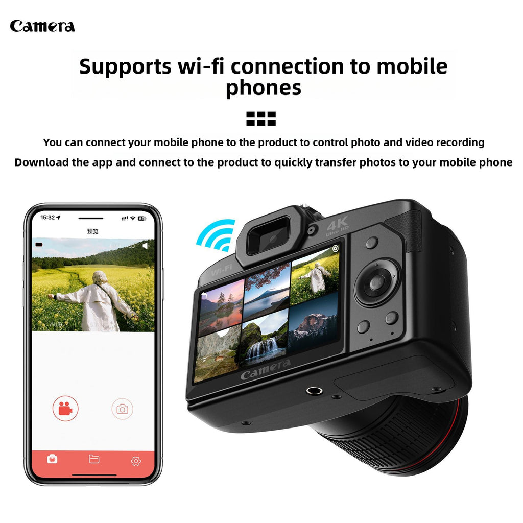 4K HD Resolution: Captures stunning 4K high-definition videos and 64MP photos