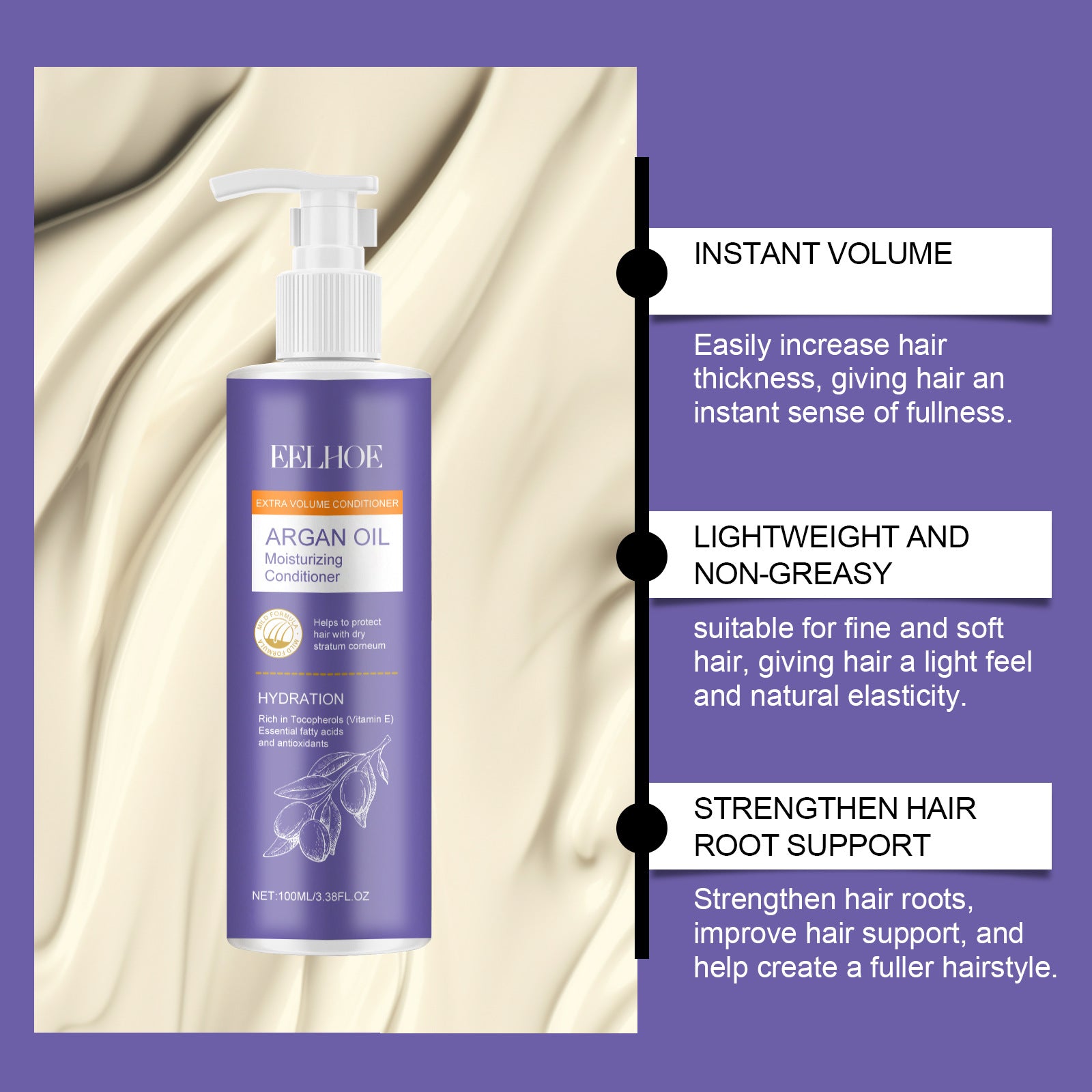 Morocco Nuts Oil Fluffy Plump Hair Conditioner