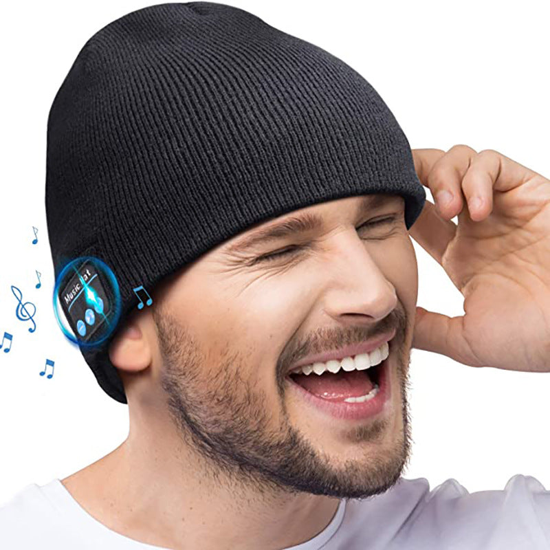 Bluetooth Music Knitted Cap with Stereo Sound