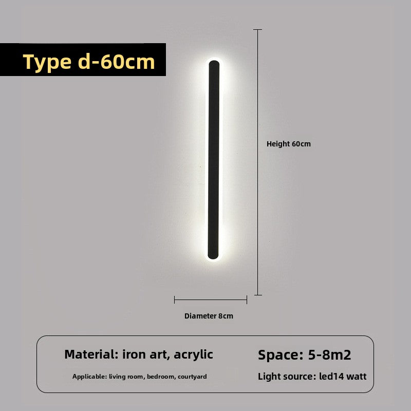 LED Wall Light, LED Technology: Features high-quality LED chips from Sanan Optoelectronics with over 100 LED beads for bright and efficient illumination.