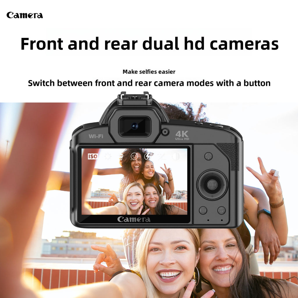 4K HD Resolution: Captures stunning 4K high-definition videos and 64MP photos