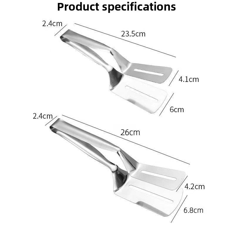 Stainless Steel Tongs Made from 410 stainless steel for durability and corrosion resistance.