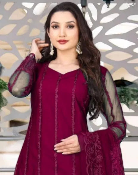 Kurta With Dupatta And Bottomwear