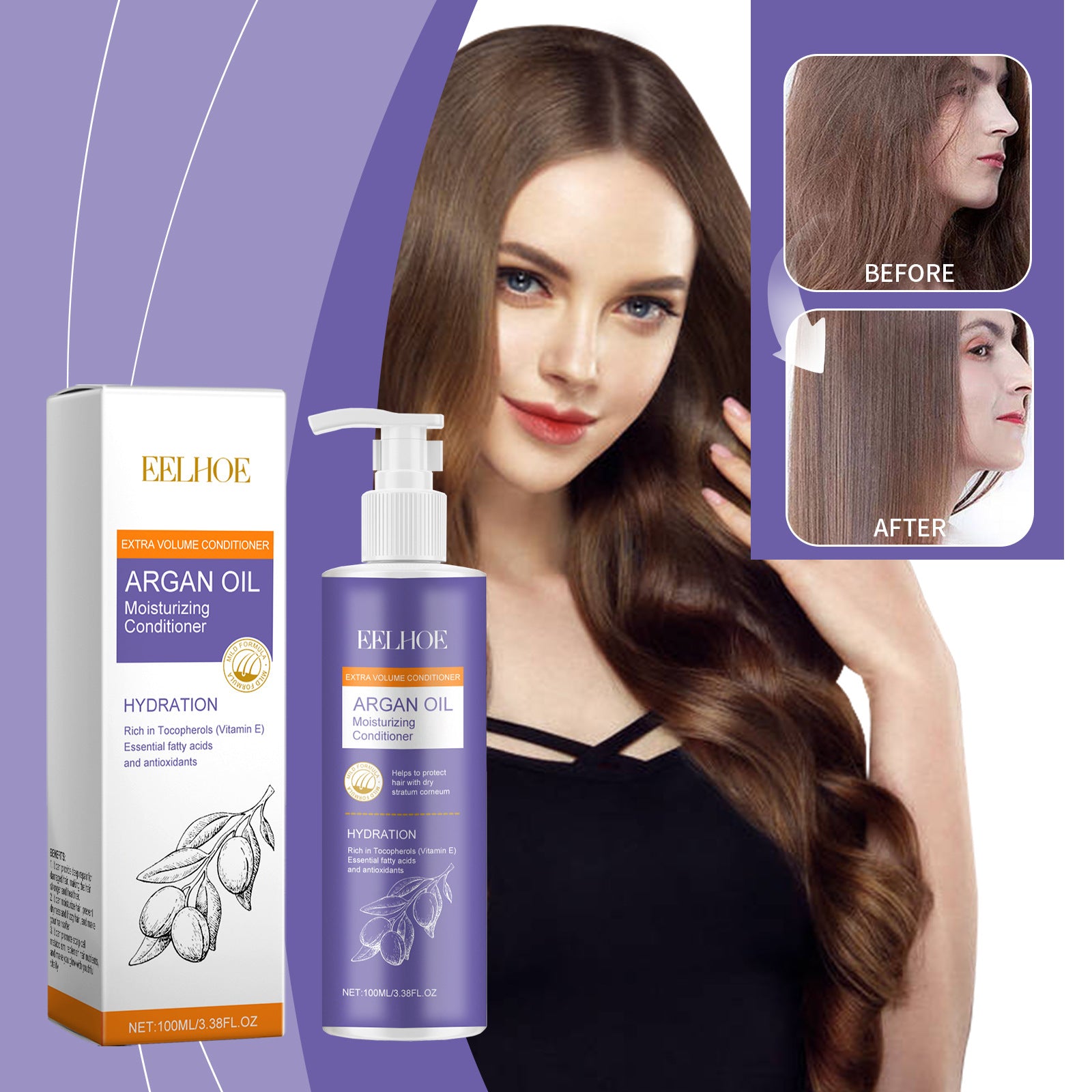 Morocco Nuts Oil Fluffy Plump Hair Conditioner