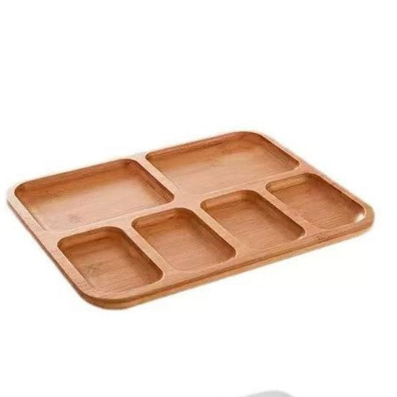 Bamboo Snack Tray Dry Fruit Plate