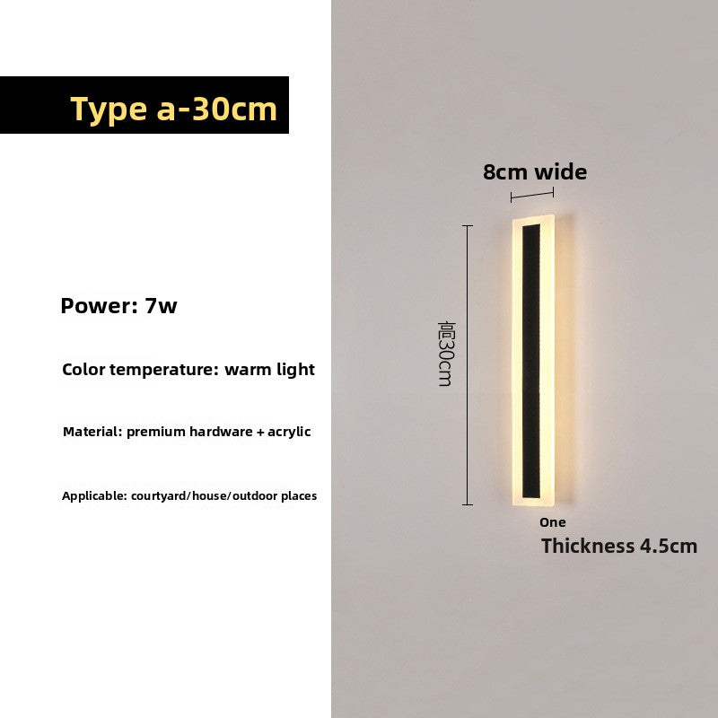 LED Wall Light, LED Technology: Features high-quality LED chips from Sanan Optoelectronics with over 100 LED beads for bright and efficient illumination.